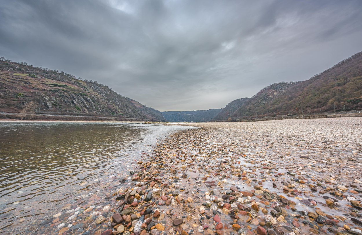 Mitten im Rhein | © Gaby Henke