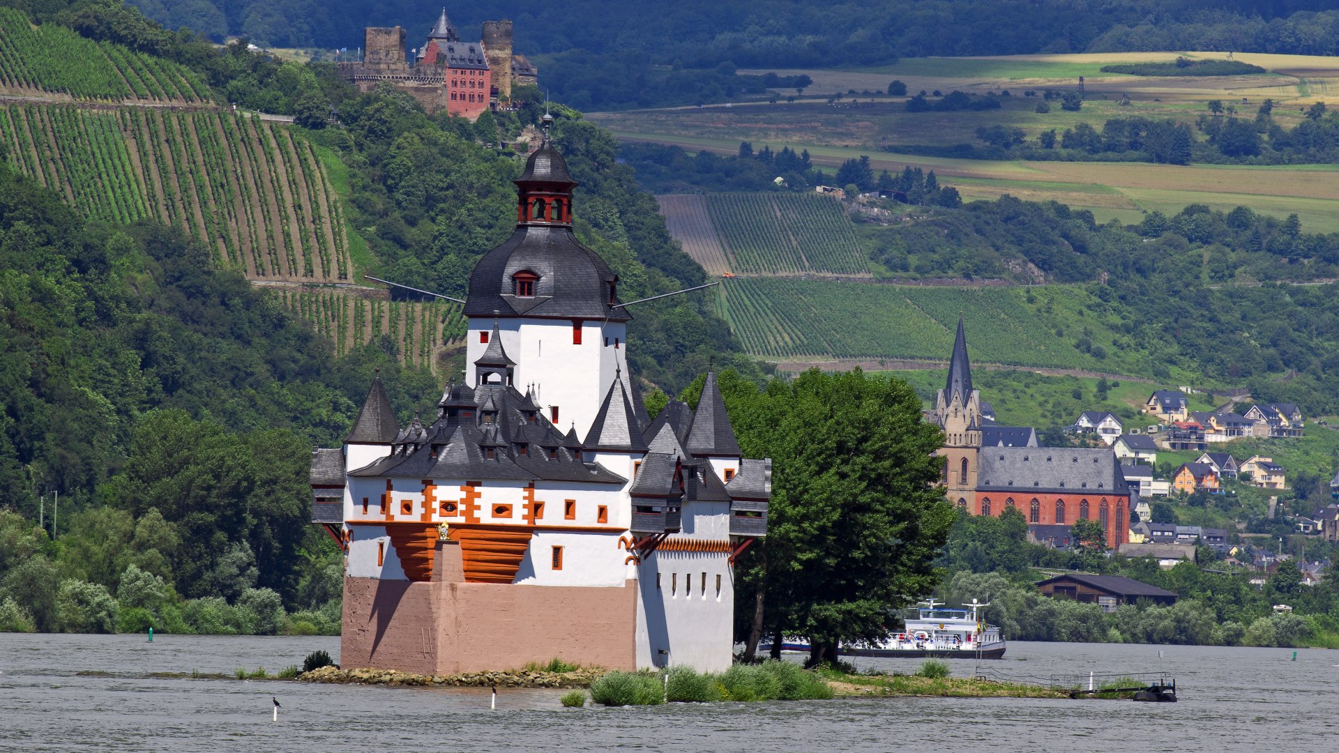 Pfalz Grafenstein bei Kaub | © Friedrich Gier