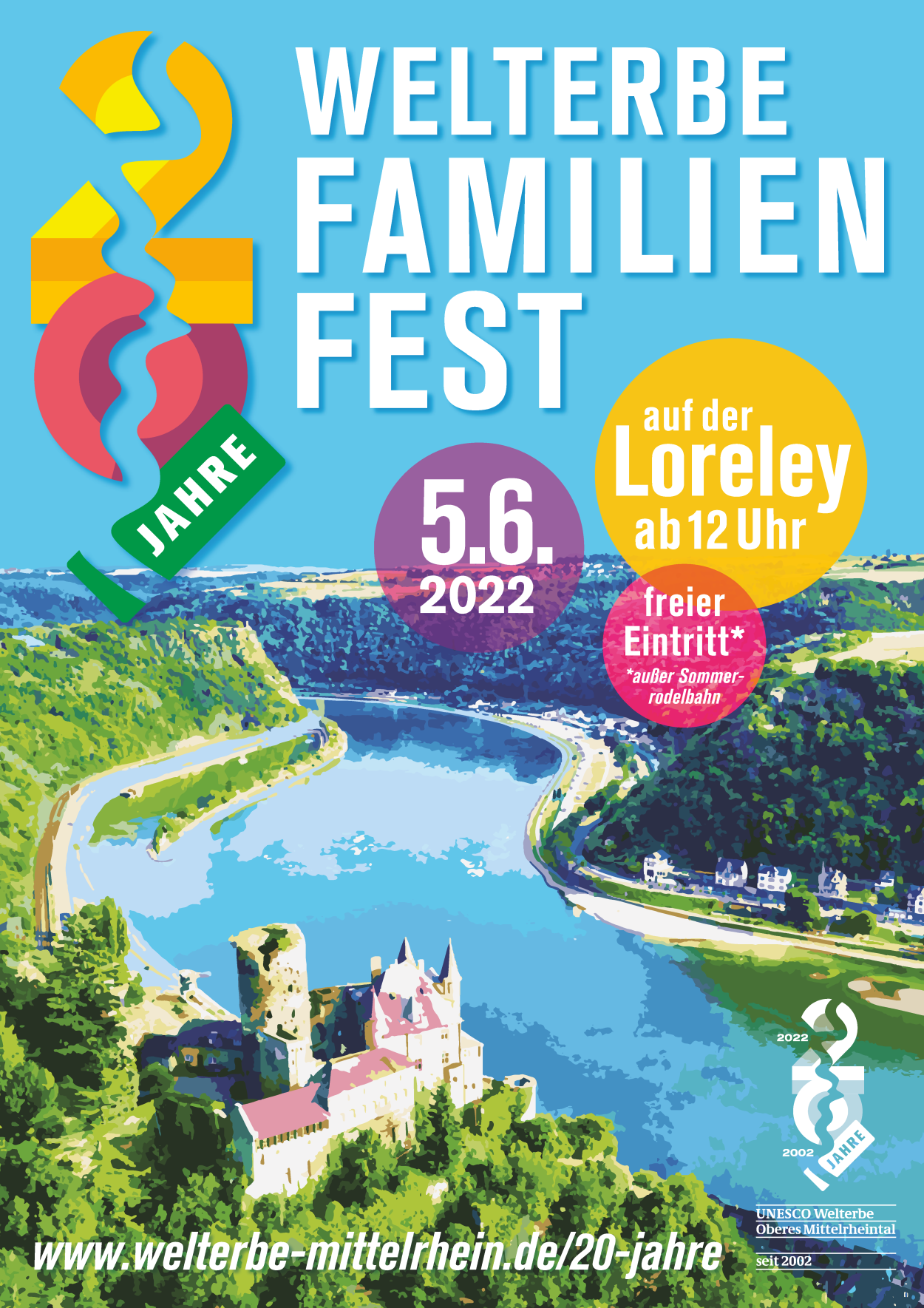 20 Jahre Welterbe Plakat | © ZV Welterbe 