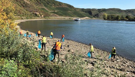 RhineCleanUp in Boppard | © Jürgen Johann