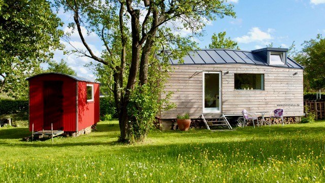 Außenbereich Blick auf Tinyhouse