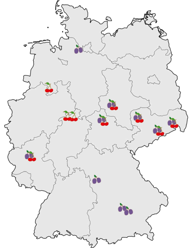 Genbank Obst - Deutschland Karte | © Frank Böwingloh 