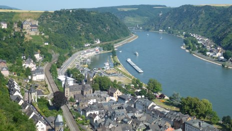 Rheinlauf bei St. Goar | © Walter Karbach, Spay