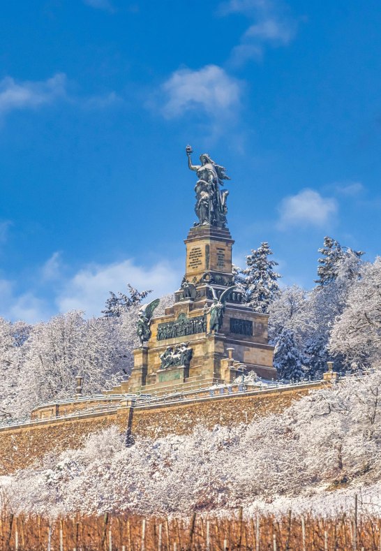 Niederwalddenkmal im Winter | © Marlis Steinmetz