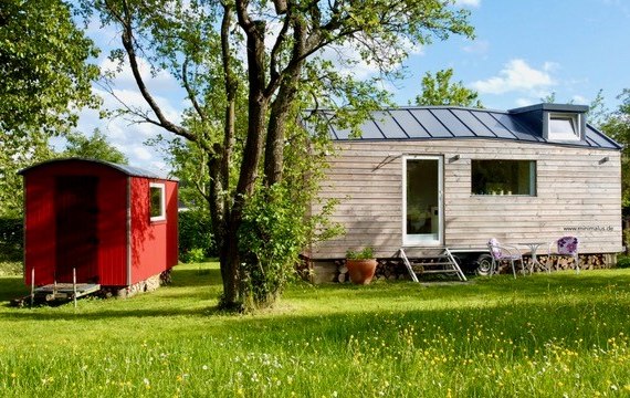 Außenbereich Blick auf Tinyhouse