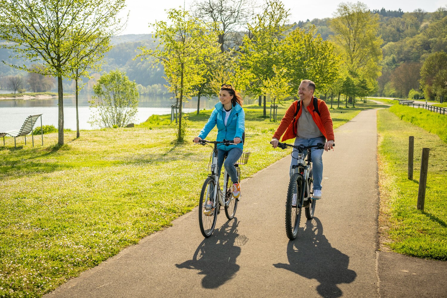 Radweg im Welterbe Oberes Mittelrheintal | © Dominik Ketz/Romantischer Rhein Tourimus GmbH (CC BY SA 4.0, https://creativecommons.org/licenses/by-sa/4.0)