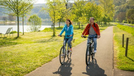 Radweg im Welterbe Oberes Mittelrheintal | © Dominik Ketz/Romantischer Rhein Tourimus GmbH (CC BY SA 4.0, https://creativecommons.org/licenses/by-sa/4.0)