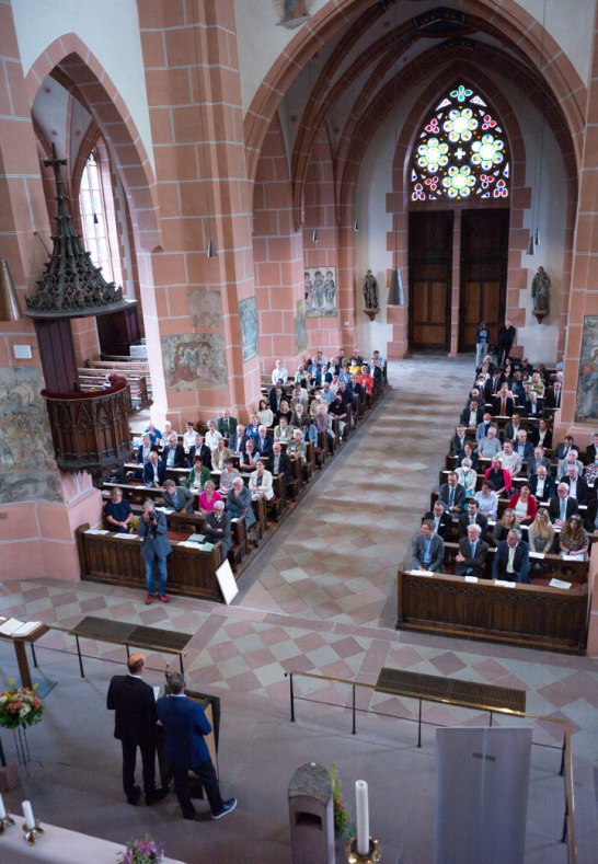 Der Zweckverbandsvorstand eröffnet den Festakt in der Liebfrauenkirche | © Herbert Piel