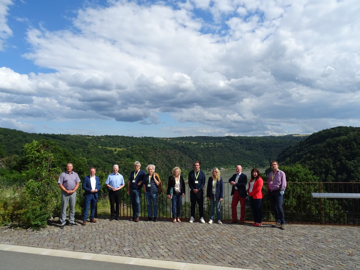 v. l. n. r.: Hansjörg Bathke, Mike Weiland, Frank Puchtler, Bartel Meyer, Matthias Frey, Sabine Stemmler-Heß, Dr. Martin Lilkendey, Sarah Piller, Stefan Rees, Kristina Neitzert, Dr. Matthias Schmandt | © ZV Welterbe 