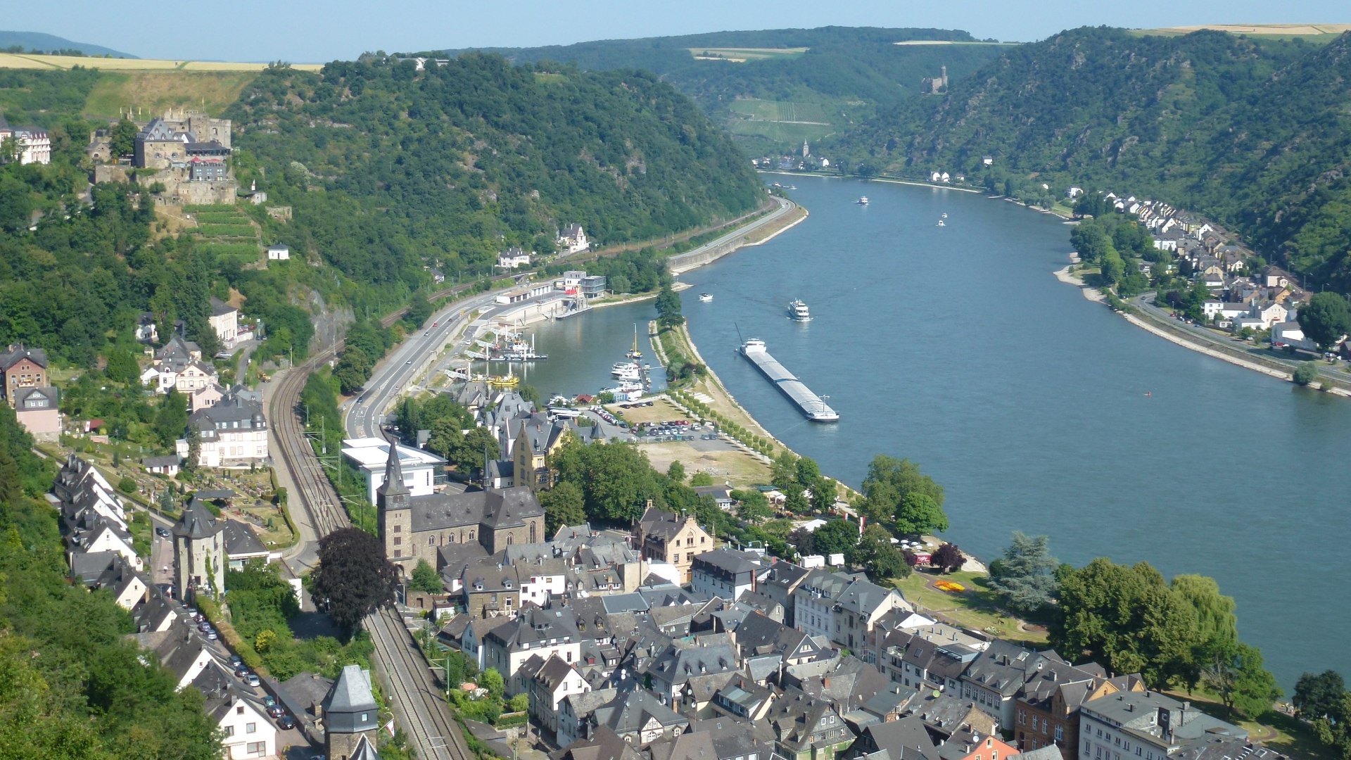 Rheinlauf bei St. Goar | © Walter Karbach, Spay